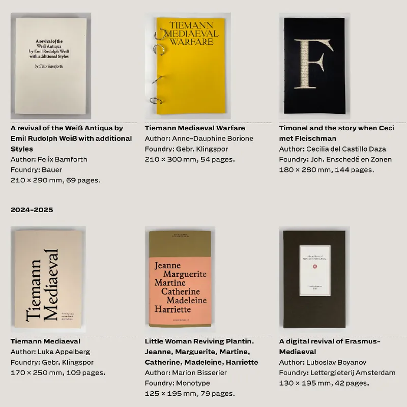 Collection of research books. Image: TypeMedia archive, 2026